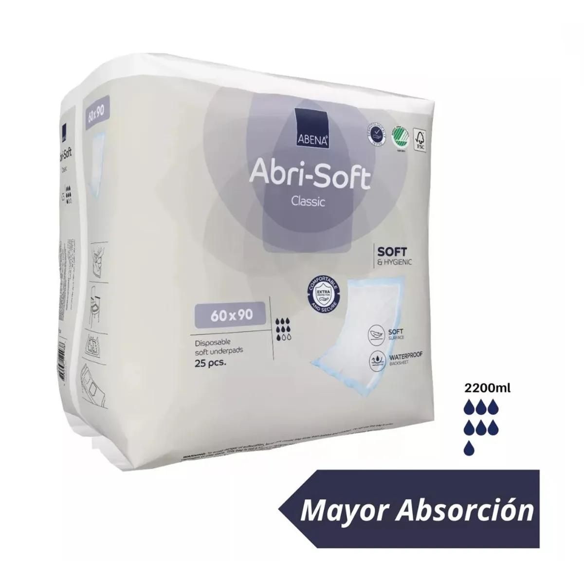 ABRI SOFT - Sabanilla Abrisoft Classic ABSORCION 2.200 ml