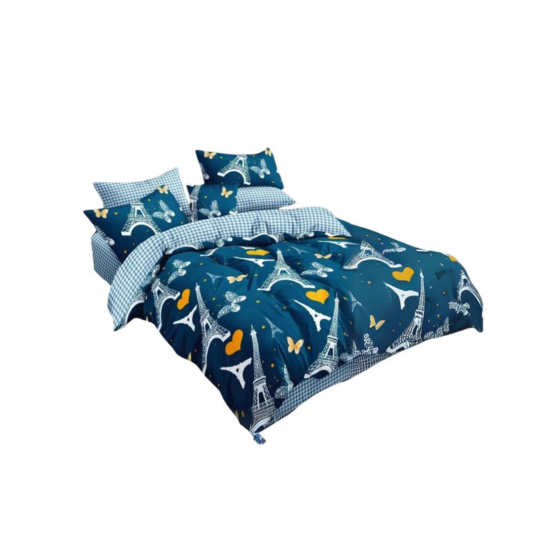 GENERICO - Cubrecama Quilt De Verano King Diseños Estampados TF