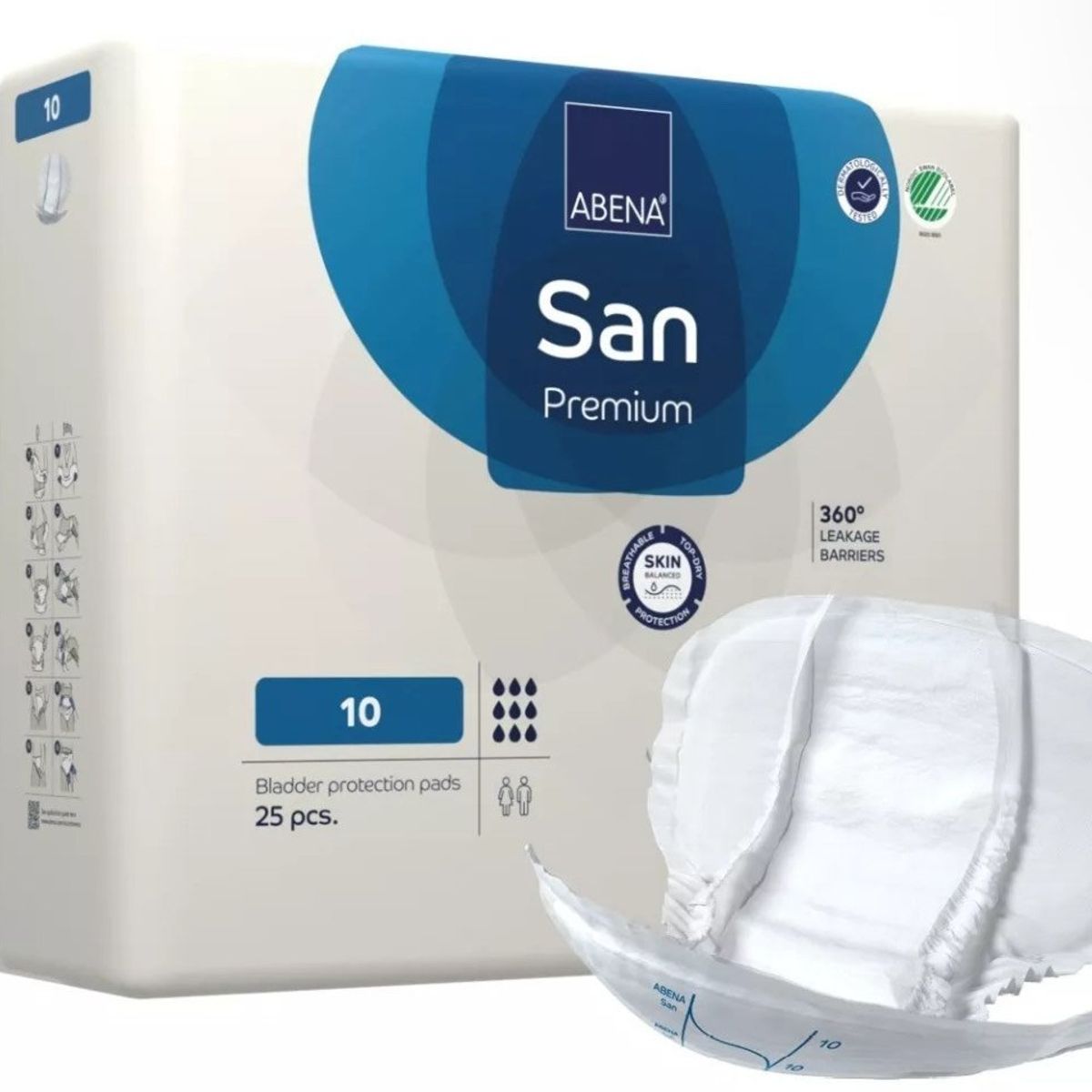 ABENA - Apósito Anatómico Abena San 10