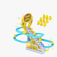 Pista De Carreras Patos Escaleras Deslizamiento Juguete Niño