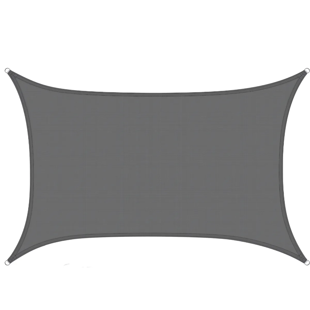 GENERICO - Toldo Vela Sombra Rectangular 25x4