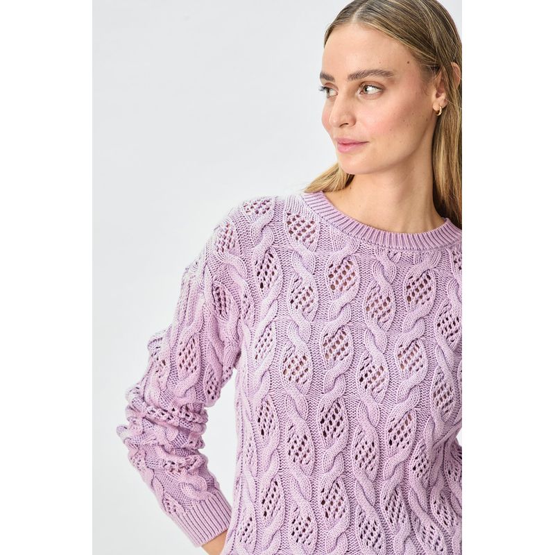 IO - Sweater Liso Morado iO