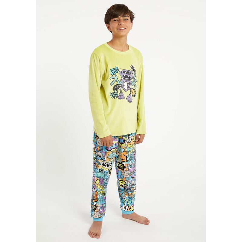 KAYSER - Pijama Teens Plush 661815M Kayser - Verde