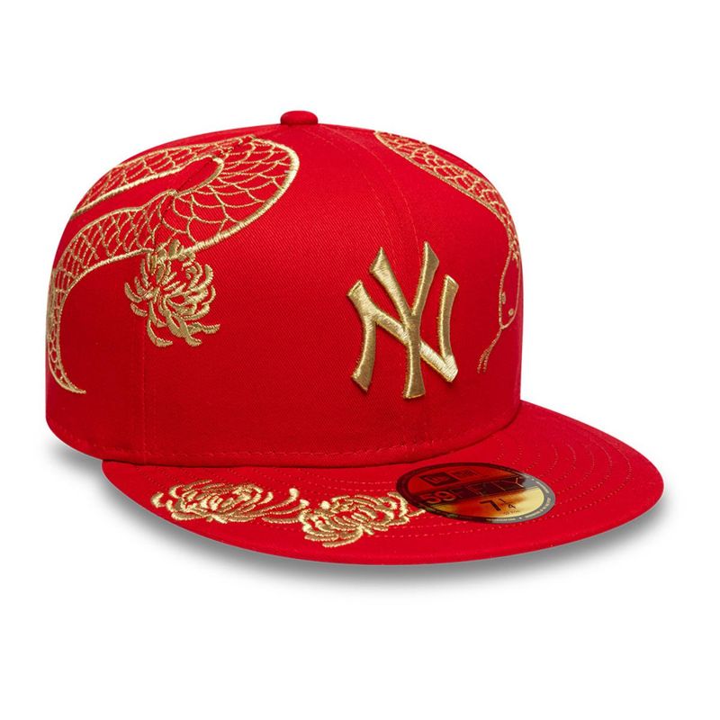 NEW ERA - Gorra 59Fifty New York Yankees MLB Year Of the Snake Red