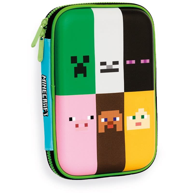 MOOVING - Estuche Lapices Eva Doble Cierre Minecraft