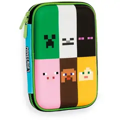 MOOVING - Estuche Lapices Eva Doble Cierre Minecraft