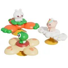 GENERICO - Juguetes Giratorios Pack X3 Spinner Con Ventosas