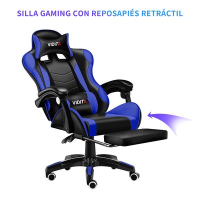Imagen 2 del producto Silla Gamer GX2000 Ergonómica Presidencial Reclinable Con Reposapiés Videojuego Pc Profesional