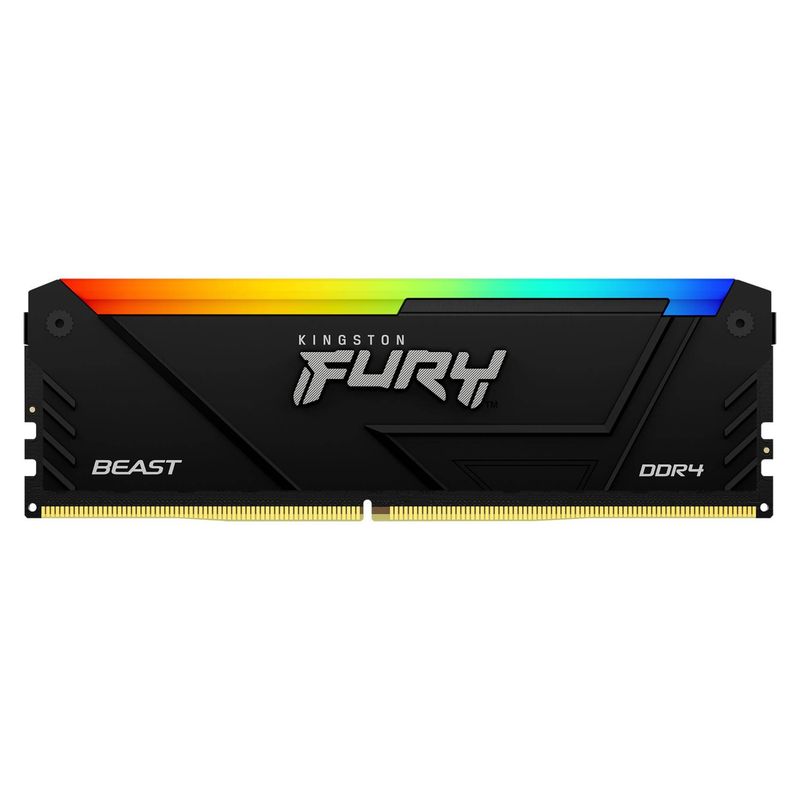 KINGSTON - Memoria RAM Kingston FURY Beast RGB 16 GB DDR4 3600MTs
