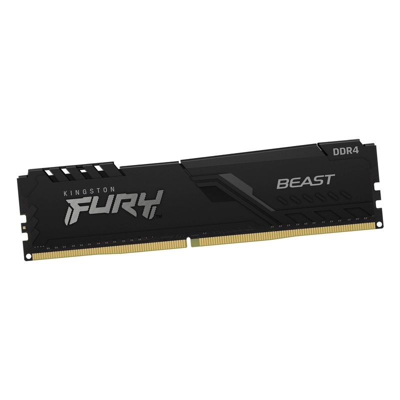 KINGSTON - Memoria RAM Kingston Fury Beast Black 32 GB DDR4 3200 MTs