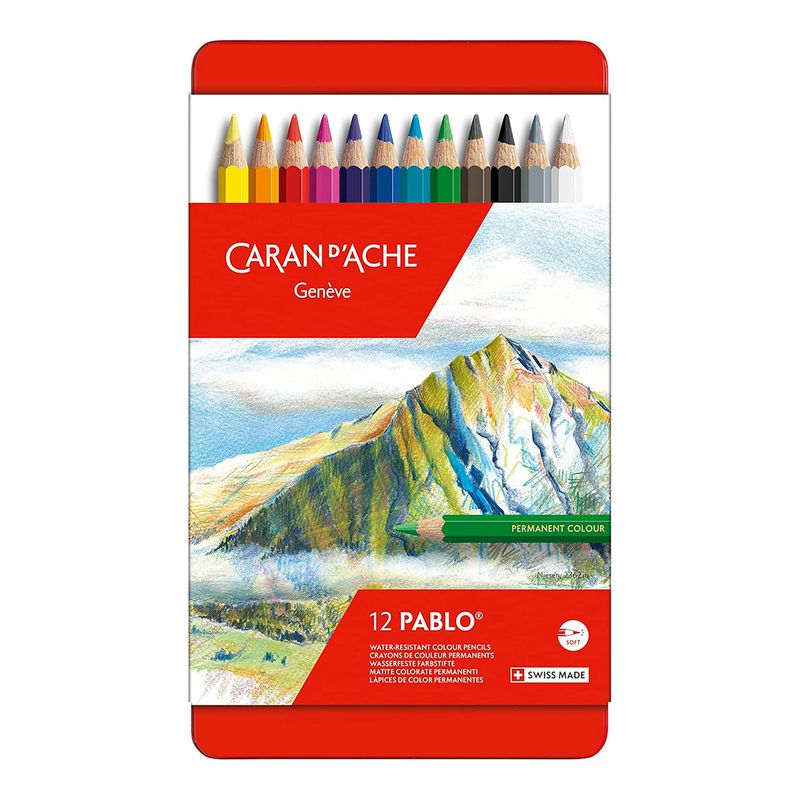 GENERICO - Lápices de Colores Pablo Caran D Ache Set 12