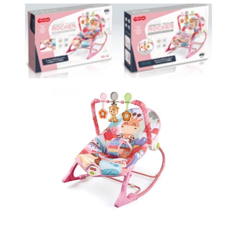 GENERICO - Silla Mecedora Musical Para Bebe 3 En 1 Gran Calidad