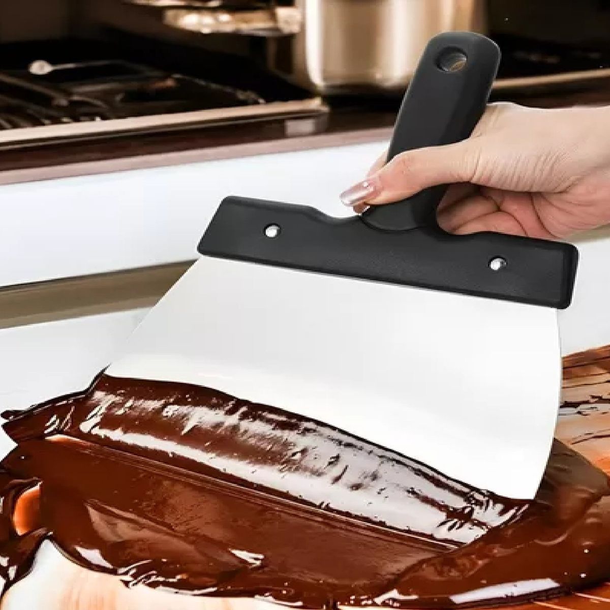 PASTELERIUS - Espatulas Reposteria Raspador De Chocolate Termostato 24cm Espatula De Chocolate Espatula Reposteria