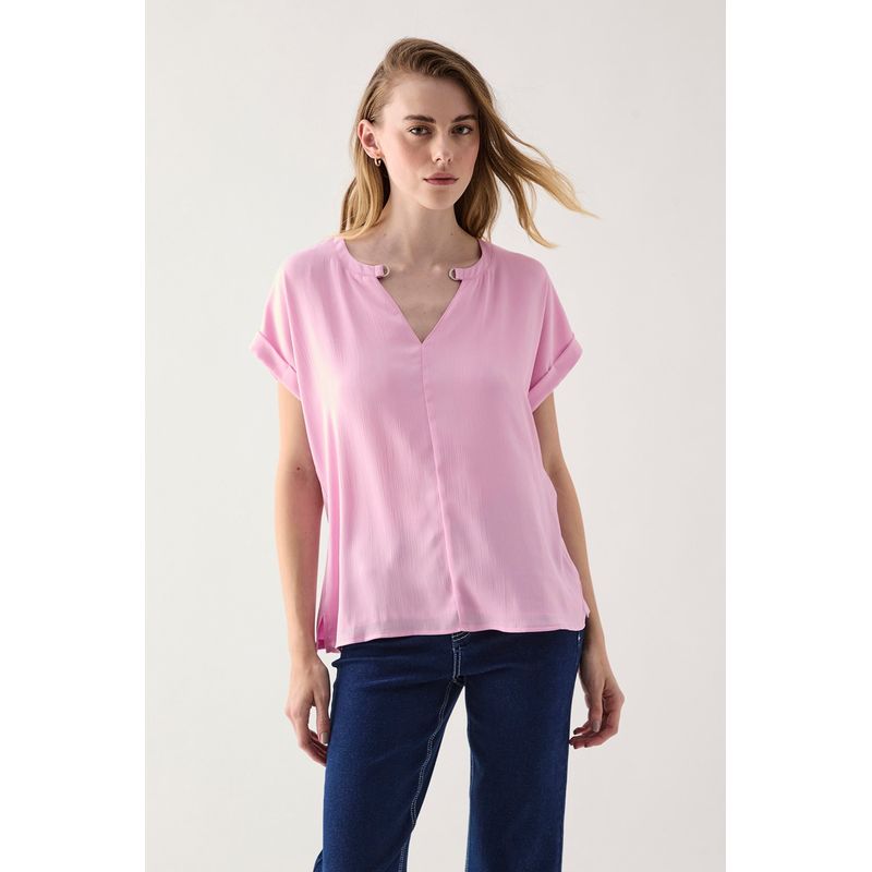 ASH - Polera Sin Mangas Rosado Mujer Ash