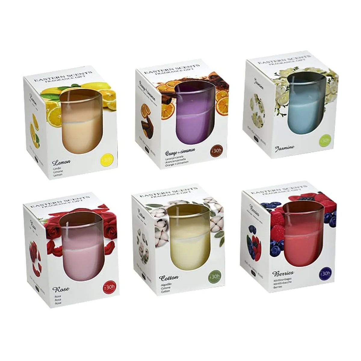 MSA MUEBLES SANTA ANA - Vela Aromática ( 6 Colores individuales )