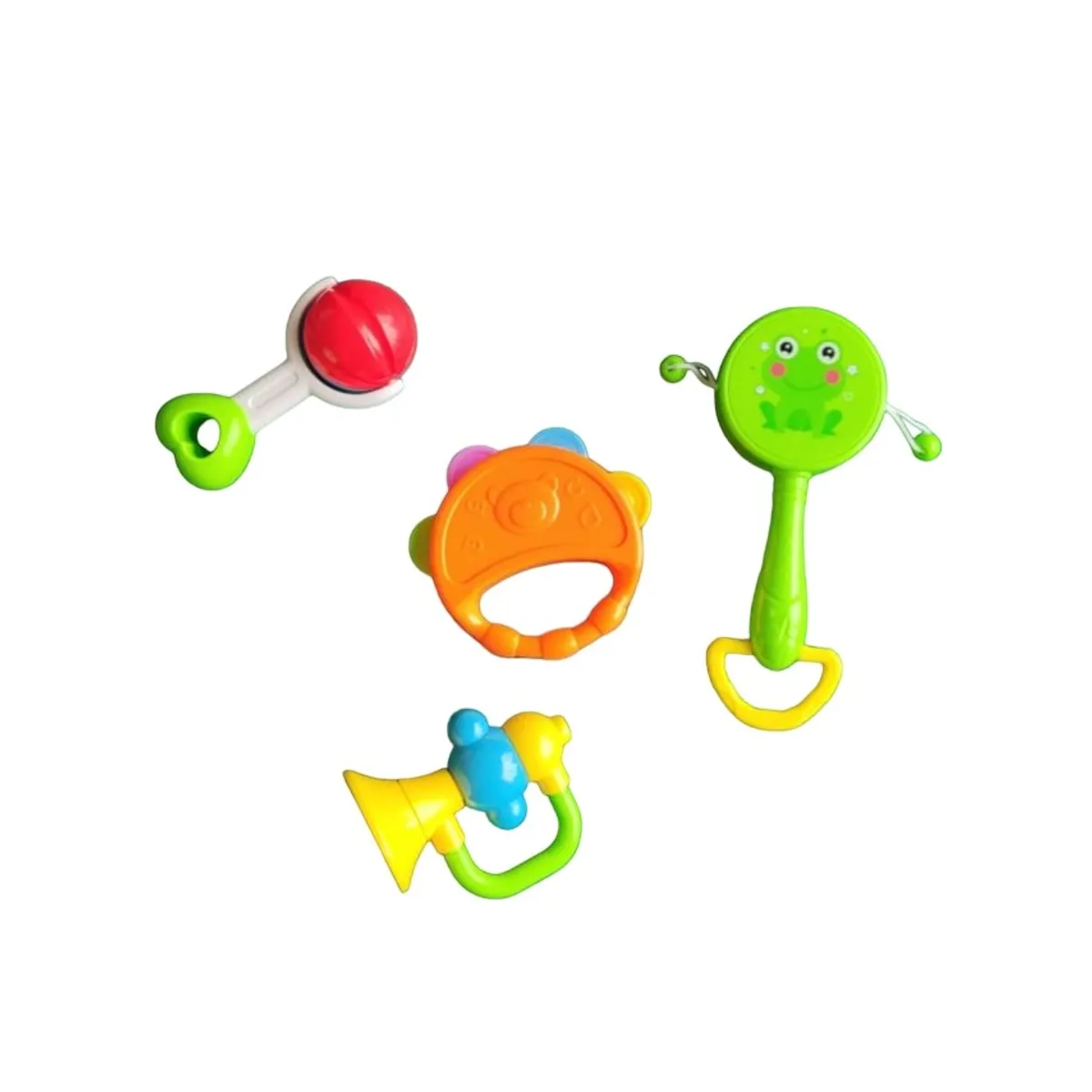 PERROT - Set De 4 Cascabeles Caja Juguetes Perrot