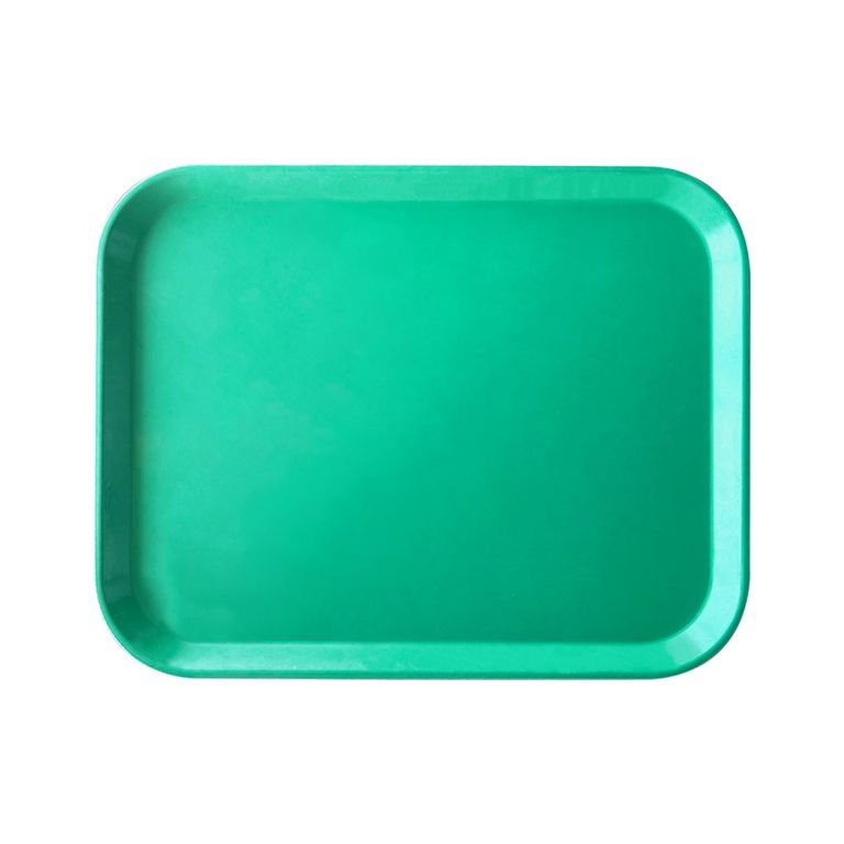 Bandeja Fibra De Vidrio 35x45 Cm Verde