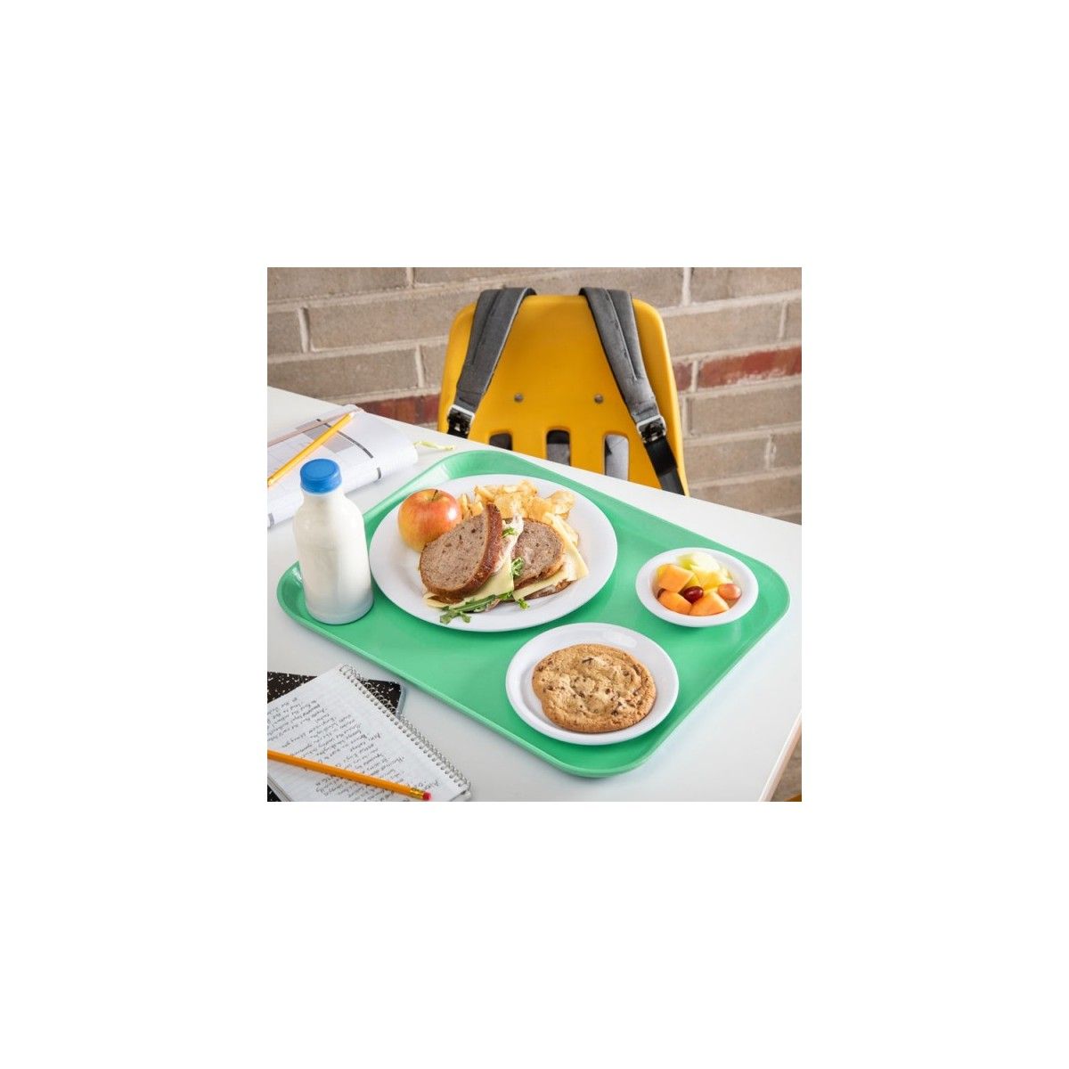 GENERICO - Bandeja Fibra De Vidrio 35x45 Cm Verde - Verde