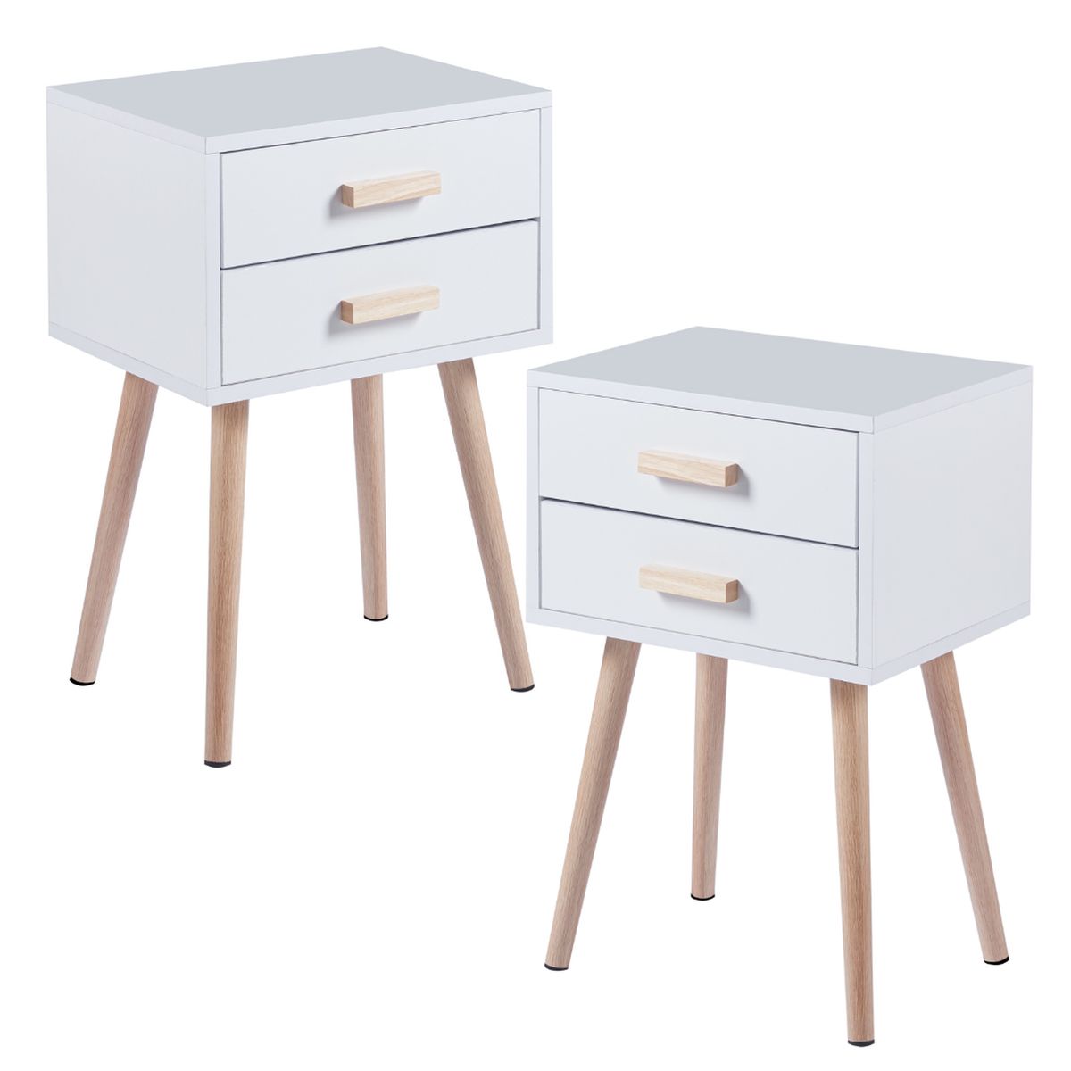 PANDALINO - Pack 2 Veladores Gael - Elegancia y funcionalidad