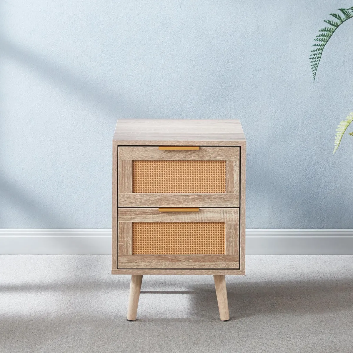 PANDALINO - Pack 2 Veladores Brando - Elegancia Natural para tu Hogar