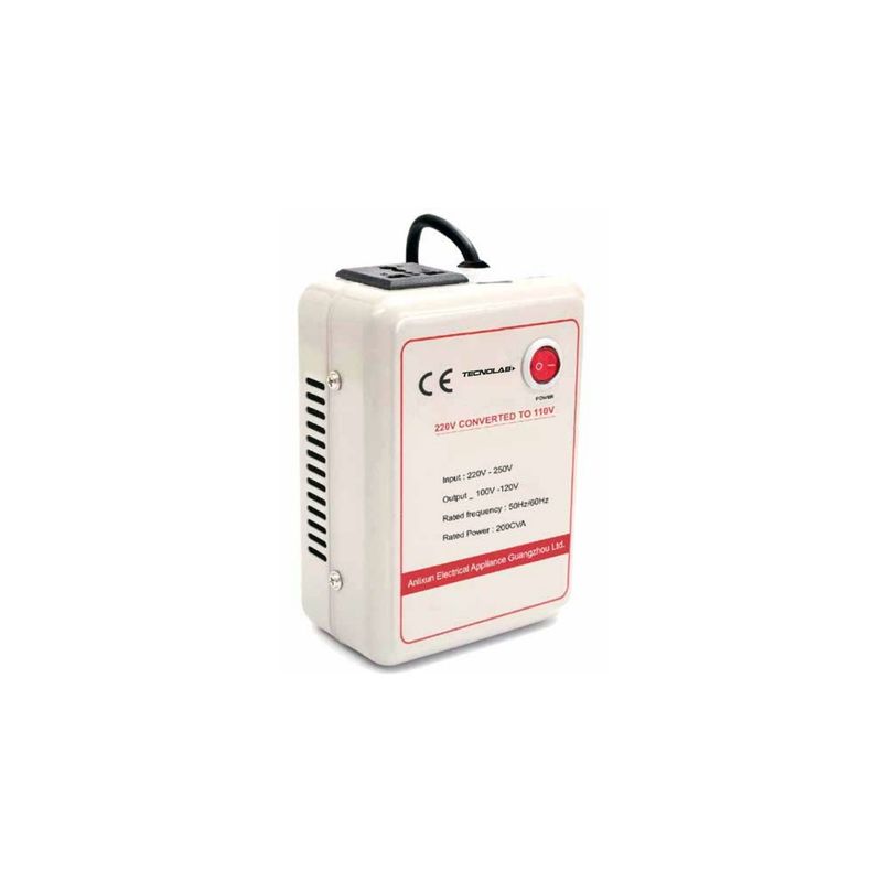 TECNOLAB - Convertidor De Voltaje 220v - 250v De 2000w - SC