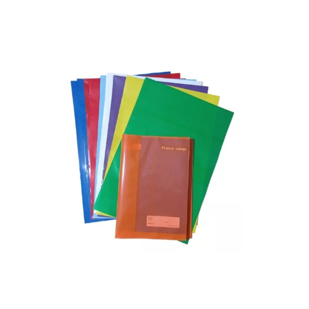 GENERICO - PACK 3 Forros Cuadernos College Colores surtidos