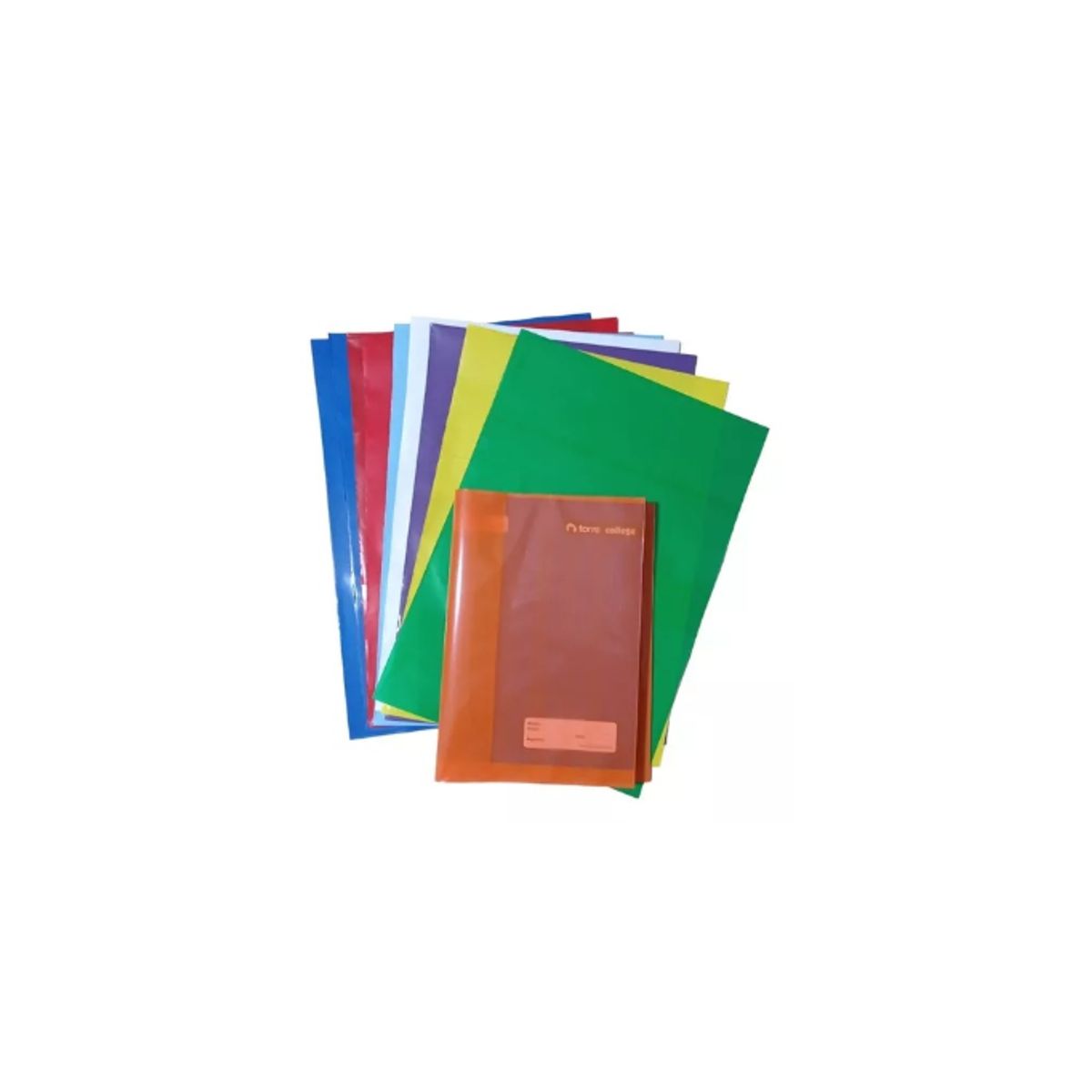 GENERICO - PACK 3 Forros Cuadernos College Colores surtidos