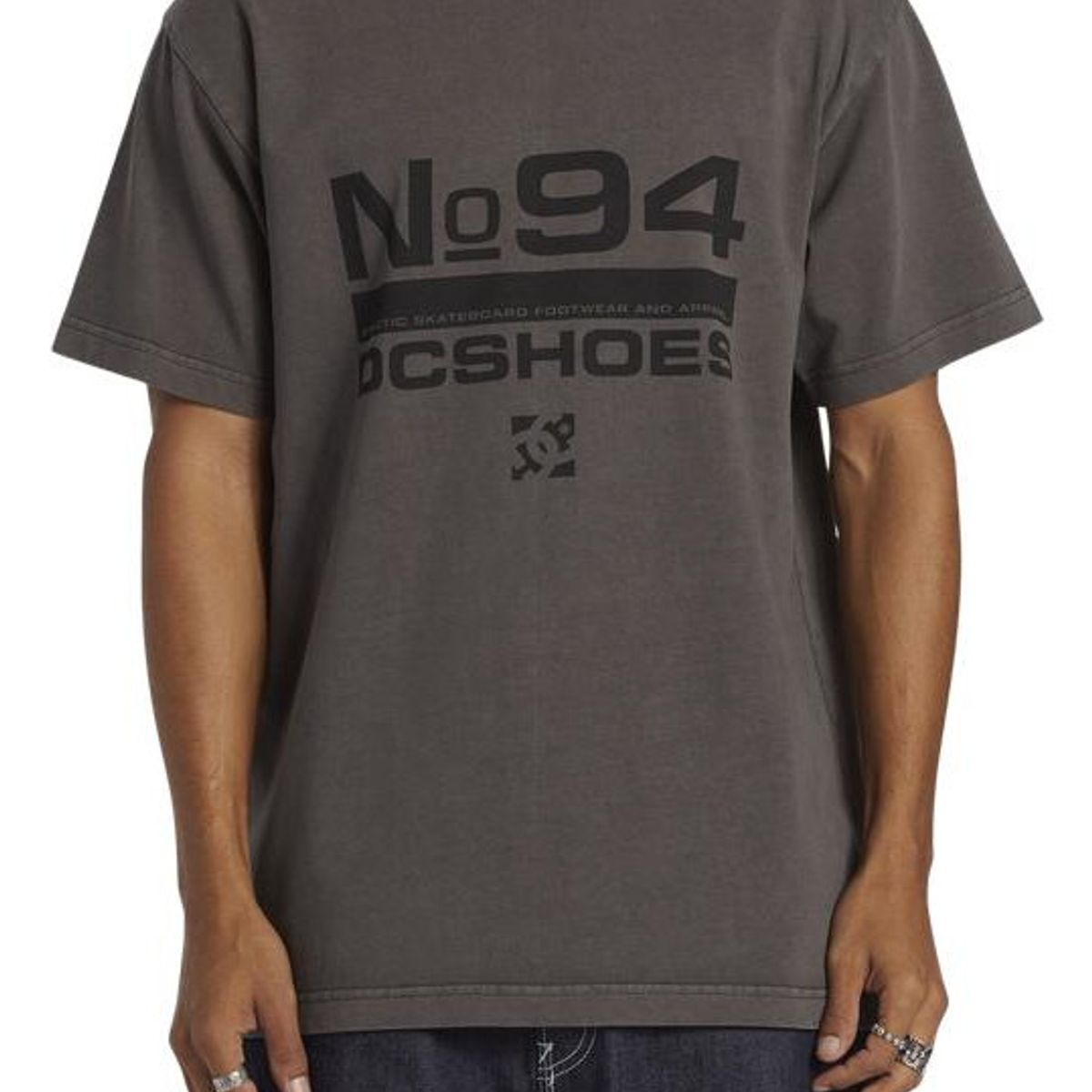 DC SHOES - Polera Hombre No 94 Hss Gris DC