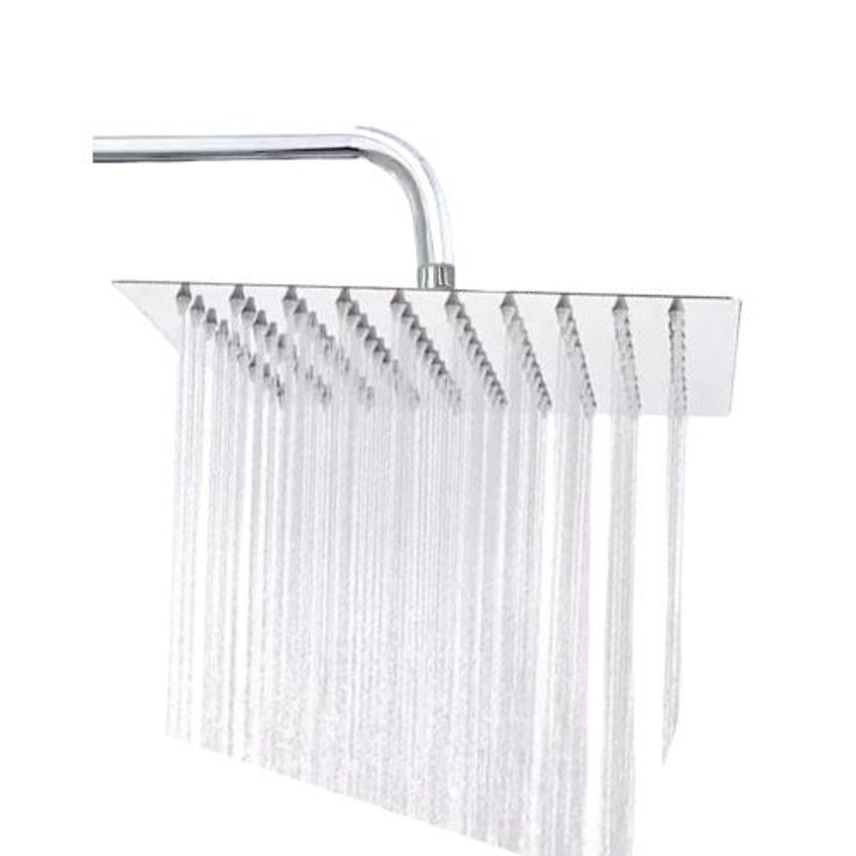 ALDAY - Kit Brazo De Ducha 30Cm + Plato Redondo N8 en Acero Inoxidable