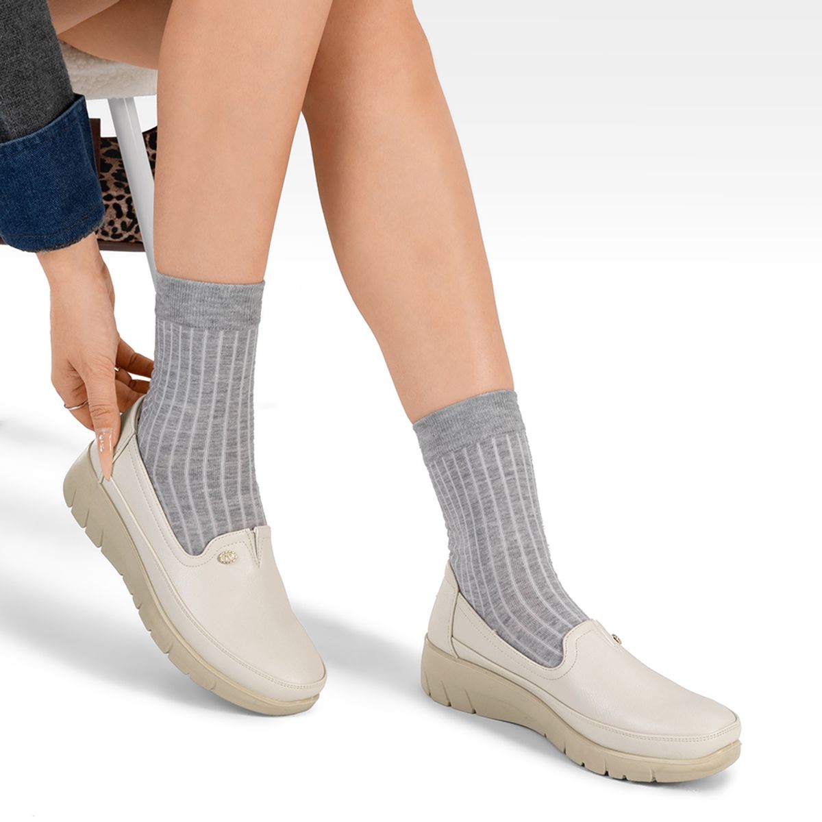 WEIDE - Mocasin Casual Mujer Eco Cuero Vintage Comodo Weide JML11