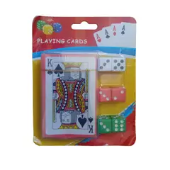 GENERICO - Juego de Carta Carioca Poker Ingles Mas Dados