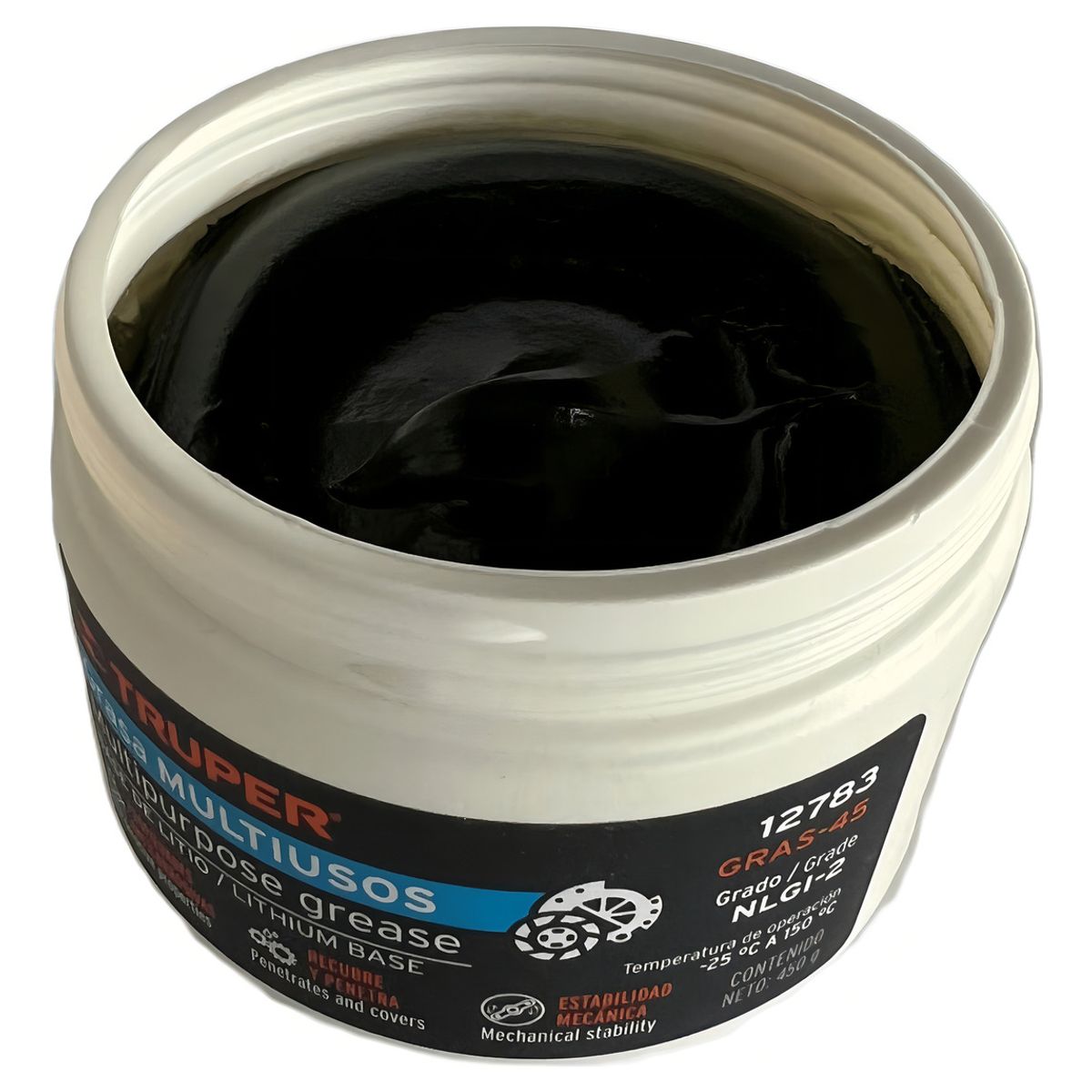 TRUPER - Grasa Lubricante Multiusos Litio 450g Truper Gras-45 12783