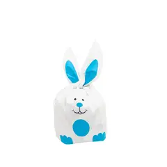 GENERICO - BOLSA CONEJO GRANDE CELESTE 20X33 CM X12 UNI