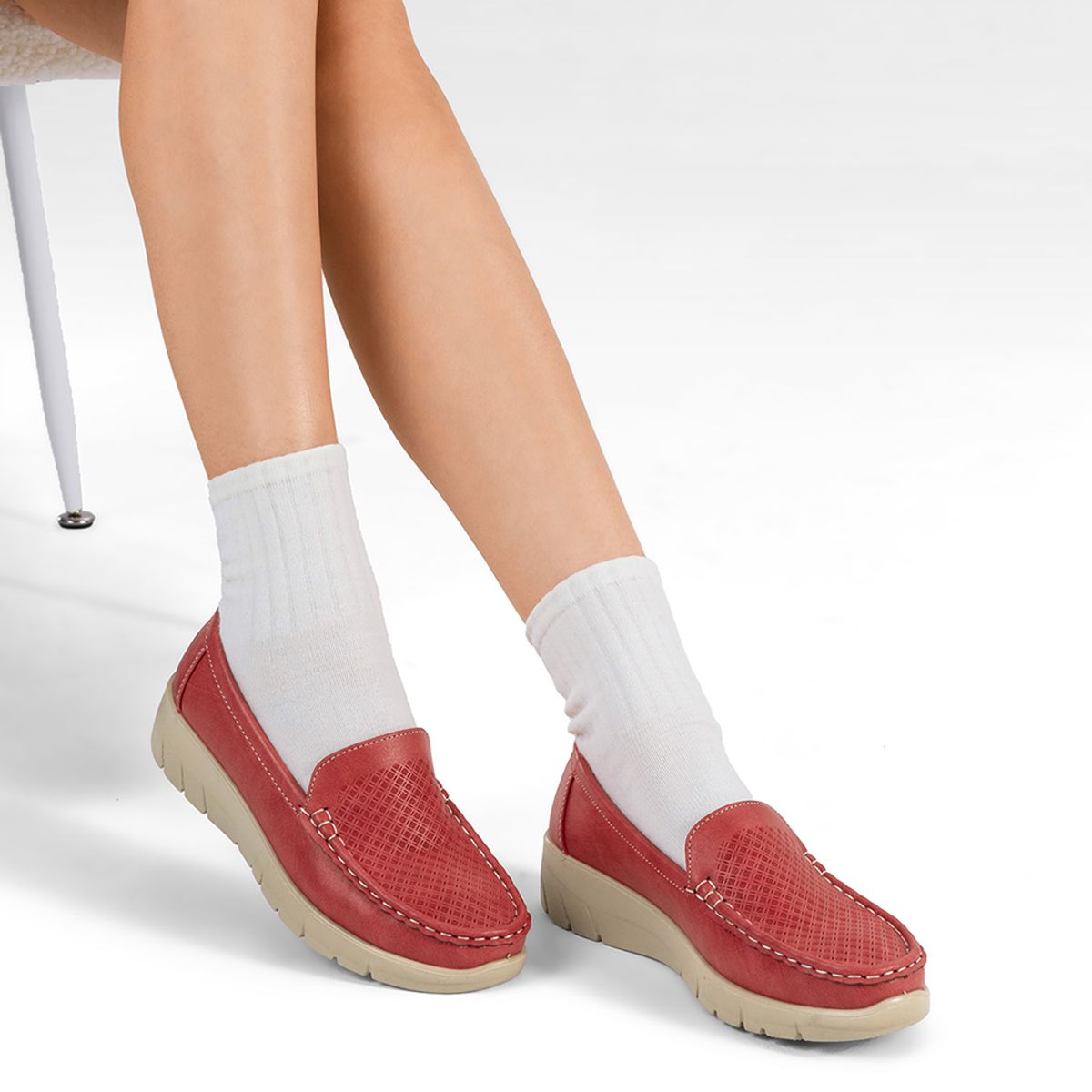 WEIDE - Mocasin Casual Mujer Clasico Comodo Eco Cuero Weide JML12