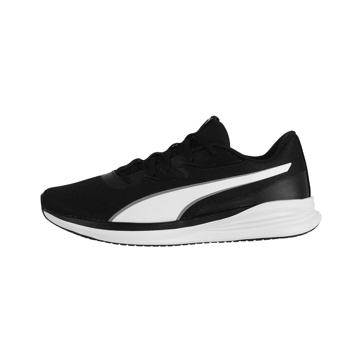 PUMA - Zapatilla Puma Running Night Runner V3 Hombre Negras/Blancas