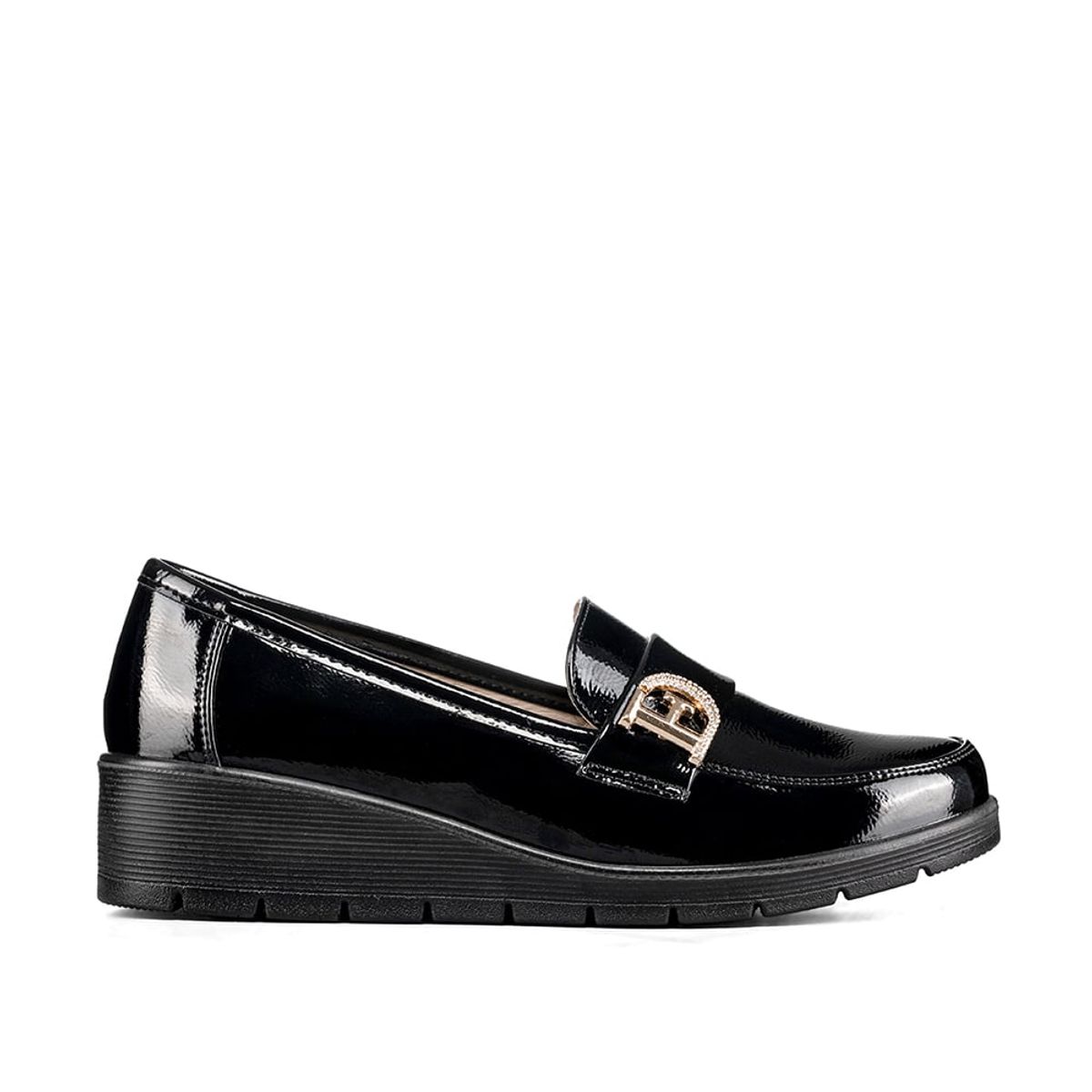 WEIDE - Mocasin Casual Mujer Charol Vintage Comodo Cuña Weide JML10