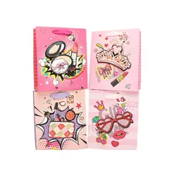 GENERICO - BOLSA DE REGALO BEAUTY GLITTER 3D 30X40 CM X12 UNI