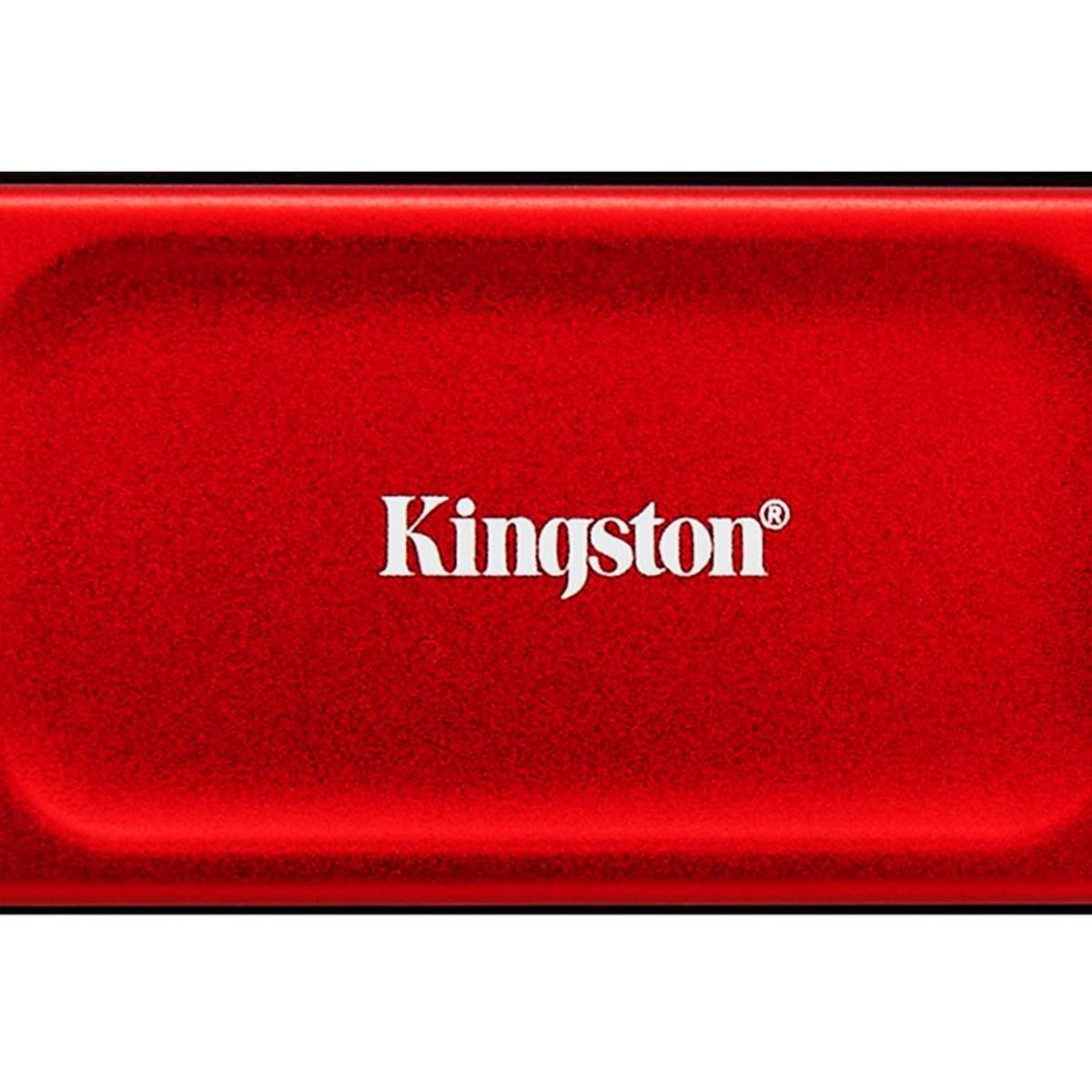 KINGSTON - Disco de Estado Sólido Externo Kingston XS1000 Red 2 TB