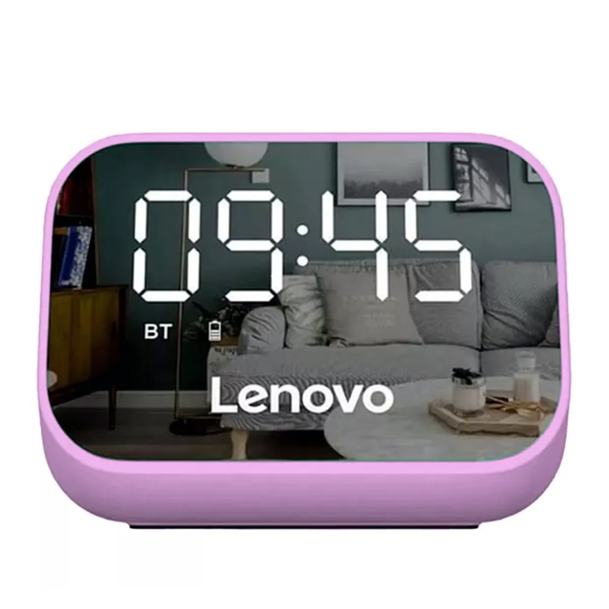 LENOVO - Reloj Despertador Con Parlante Bluetooth Lenovo Ts13 Rosado - SC
