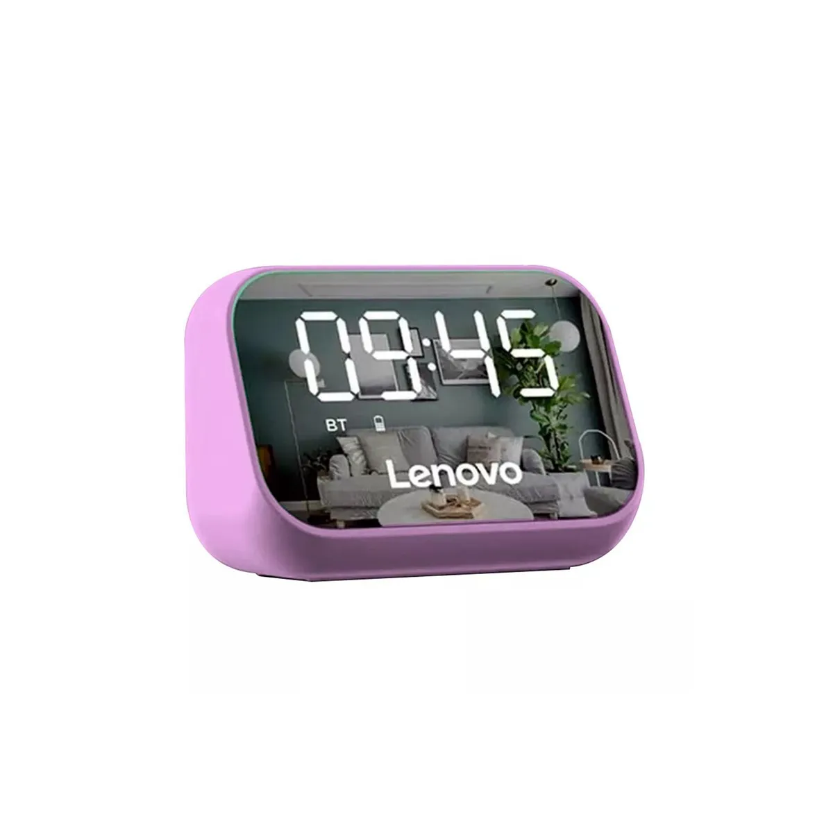 LENOVO - Reloj Despertador Con Parlante Bluetooth Lenovo Ts13 Rosado - SC