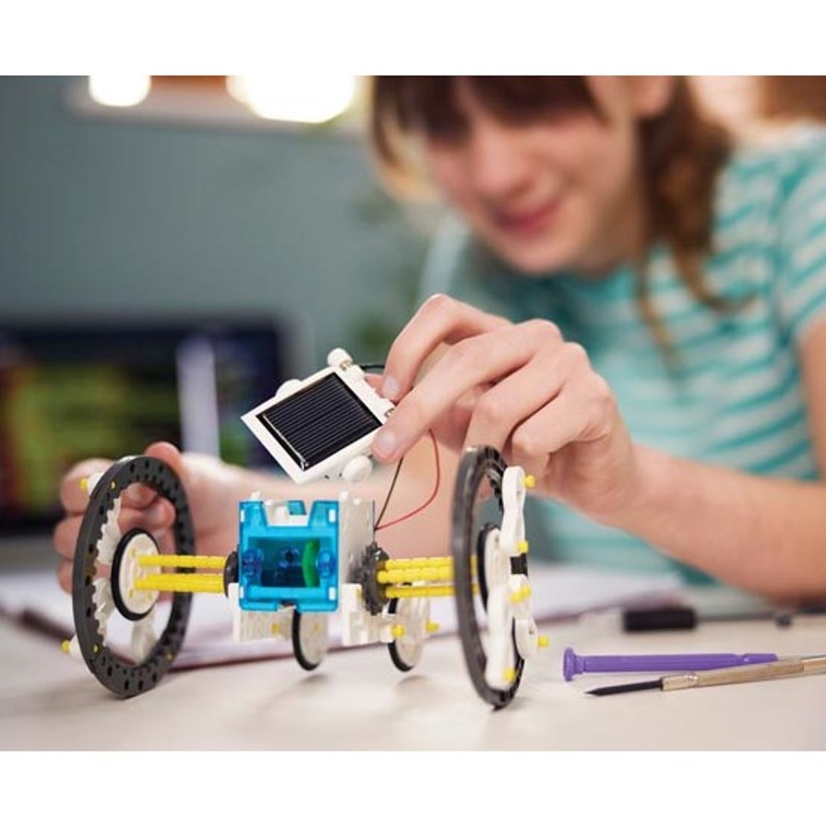 GENERICO - Kit De Juguete Educativo De Robot Solar 14 En 1 Para Niños