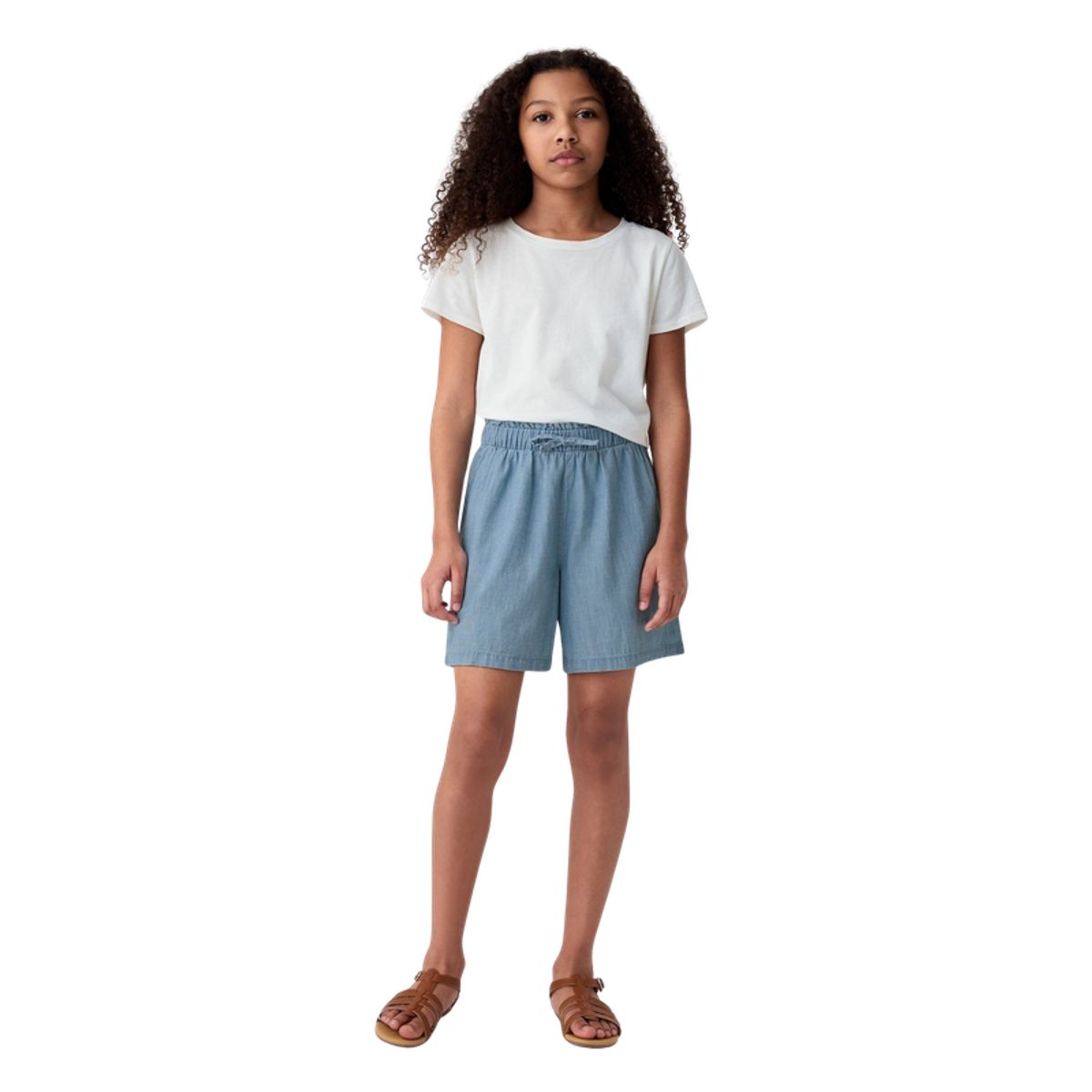 GAP - Short Denim Niña Celeste