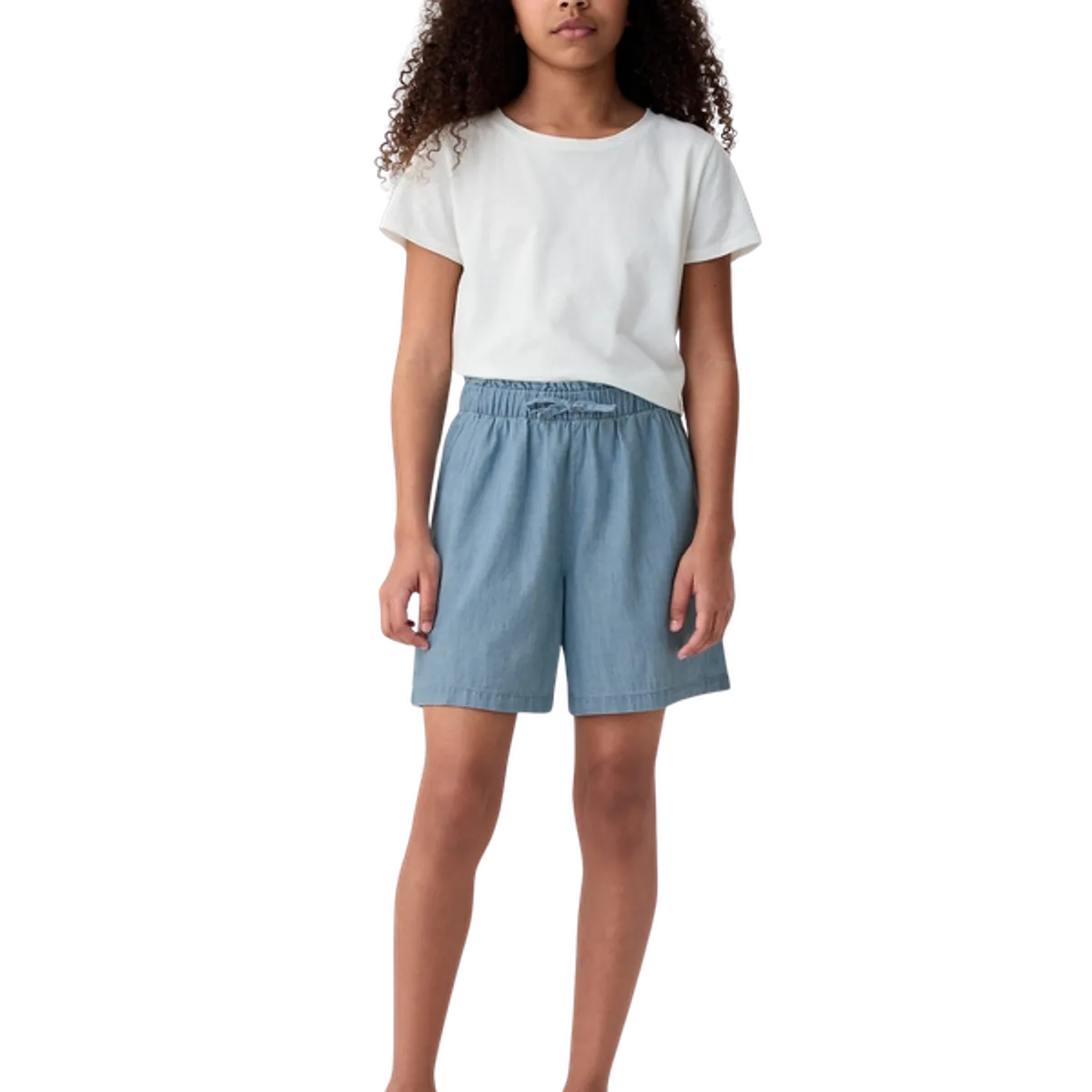 GAP - Short Niña Gap Denim Celeste