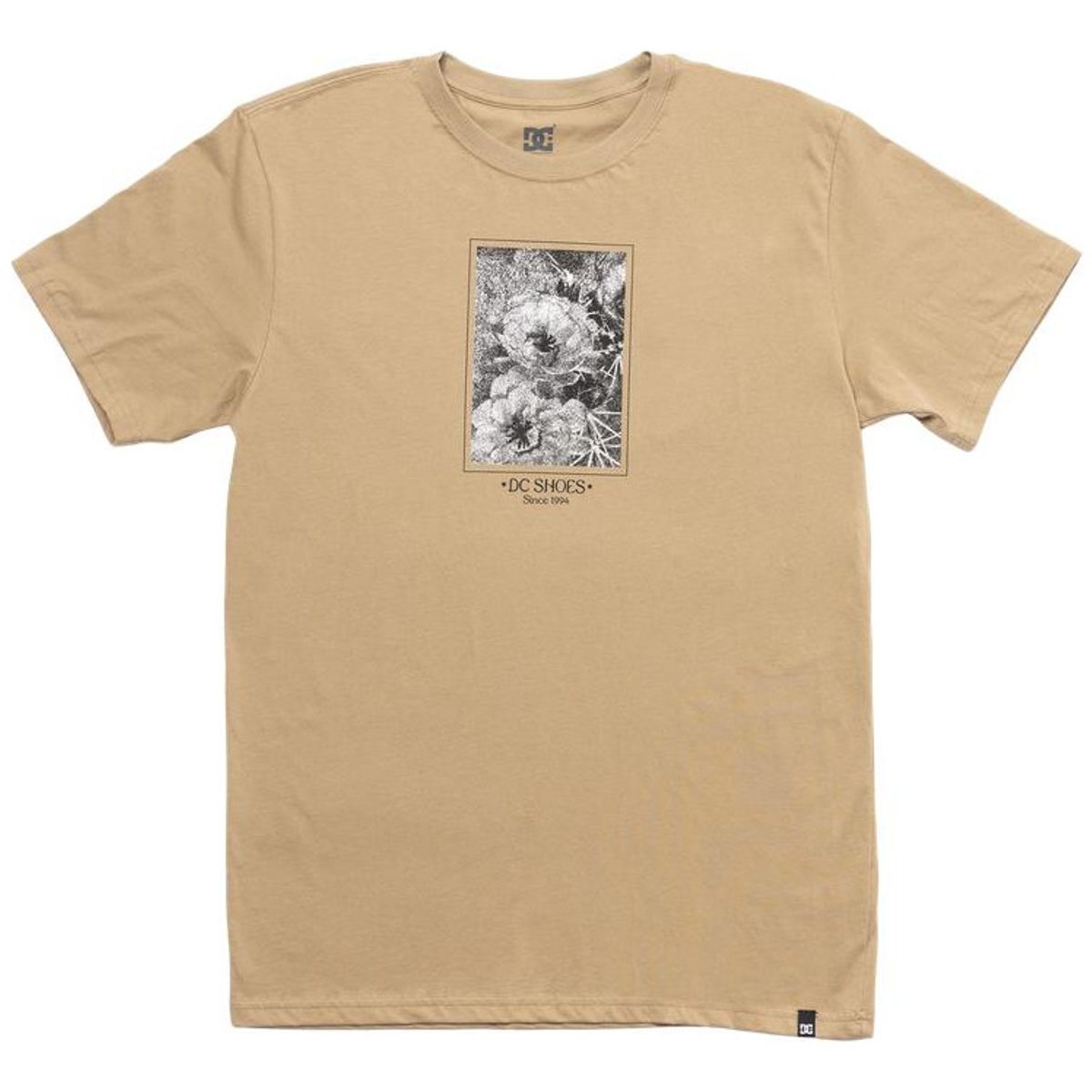 DC SHOES - Polera Hombre Floral Deck Beige DC