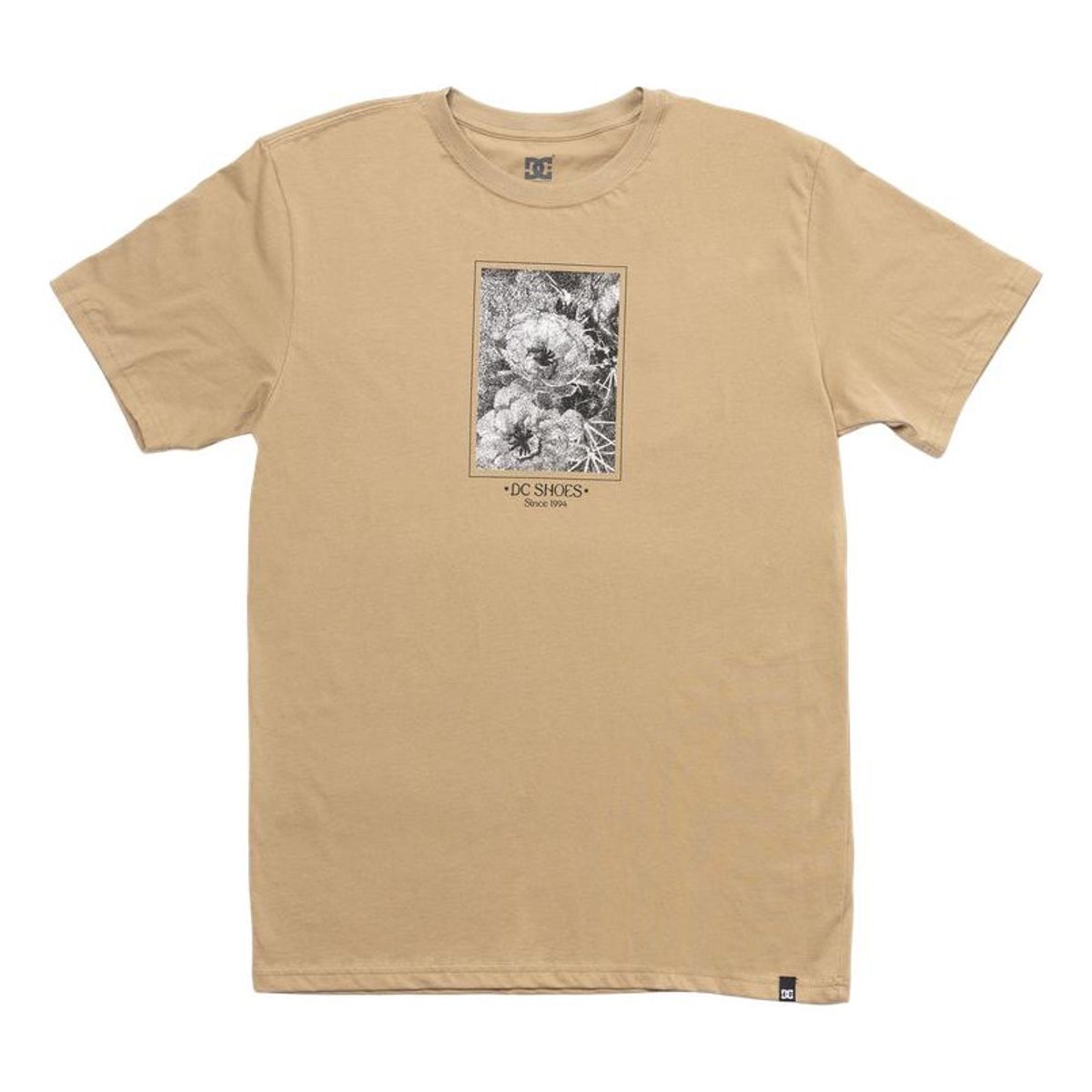 DC SHOES - Polera Hombre Floral Deck Beige DC