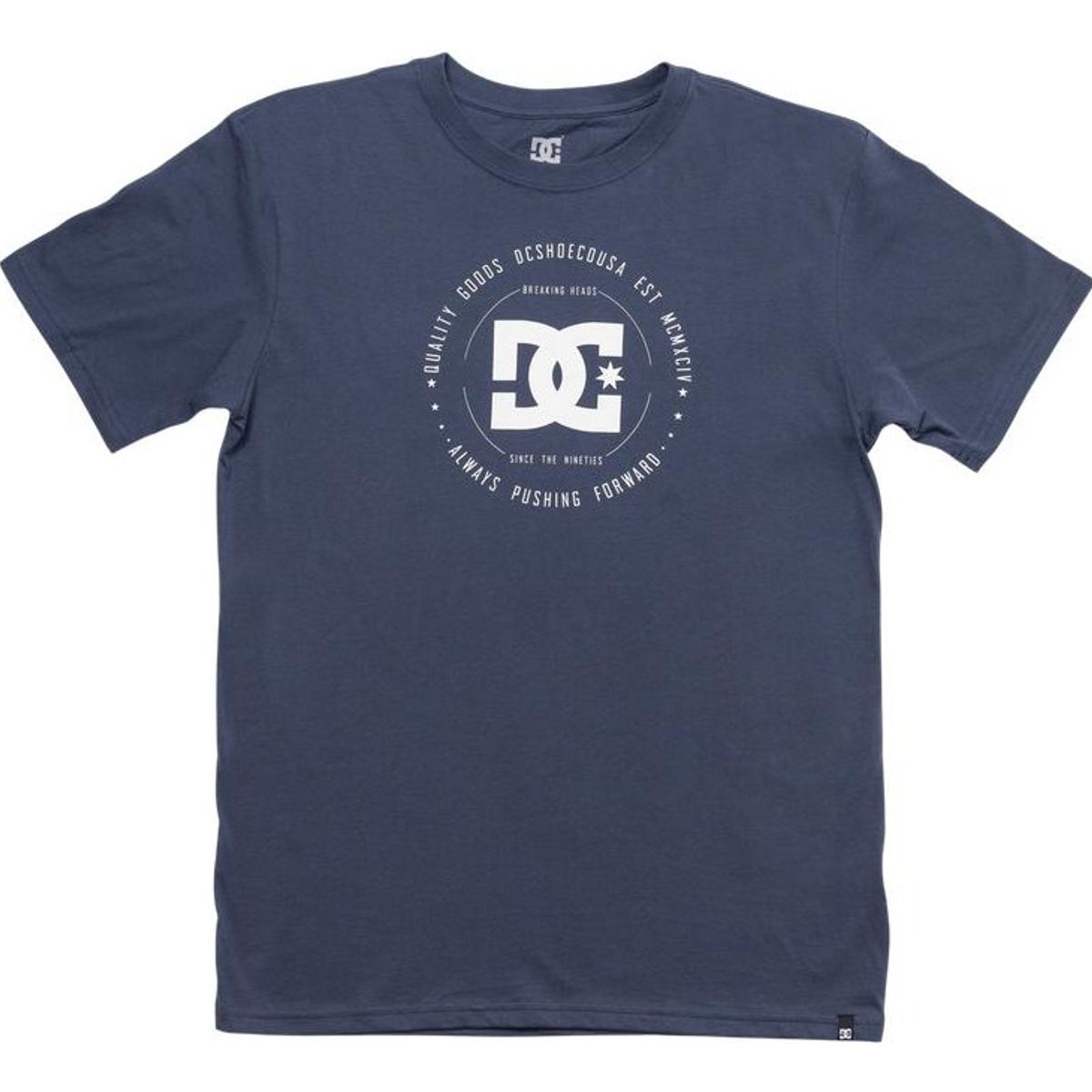 DC SHOES - Polera Hombre Rebuilt 2 Azul DC