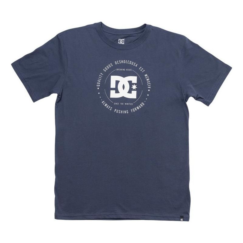 DC SHOES - Polera Hombre Rebuilt 2 Azul DC