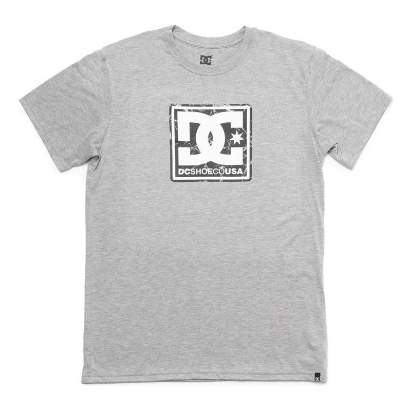 DC SHOES - Polera Pattern Box Ss Hombre Gris
