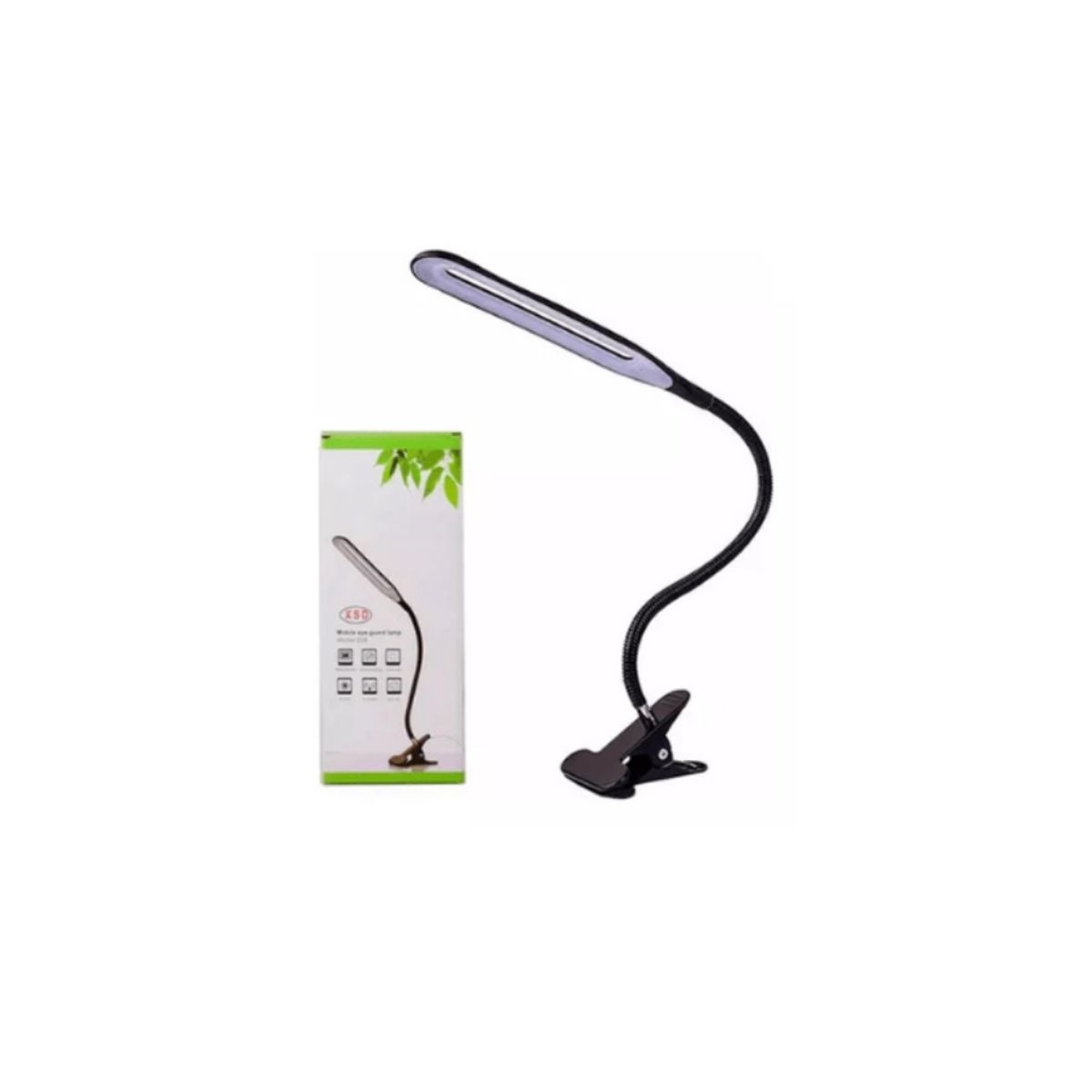 GENERICO - Lampara De Mesa Led Flexible Usb Con Gancho Para Mesa