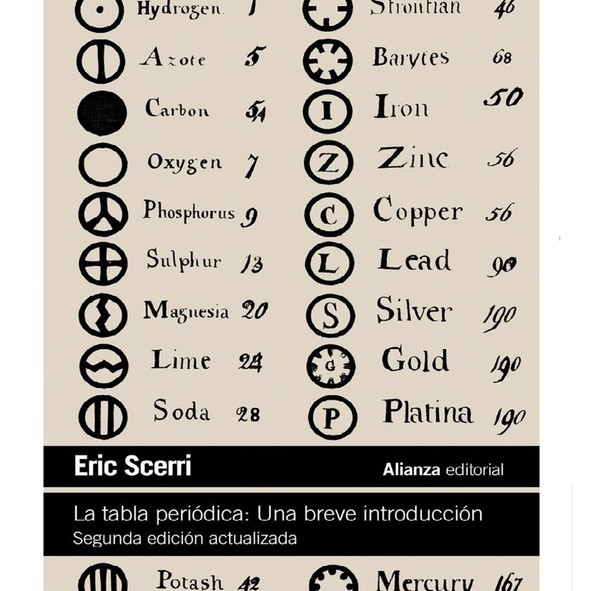 ALIANZA - LA TABLA PERIODICA SCERRI,  ERIC